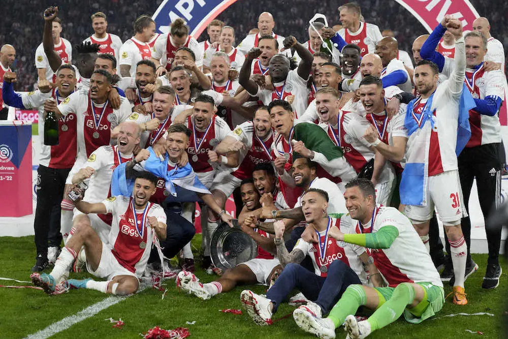 アヤックスが5発快勝で36度目v コロナ禍打ち切りの19 年除き3連覇 スポニチ Sponichi Annex サッカー