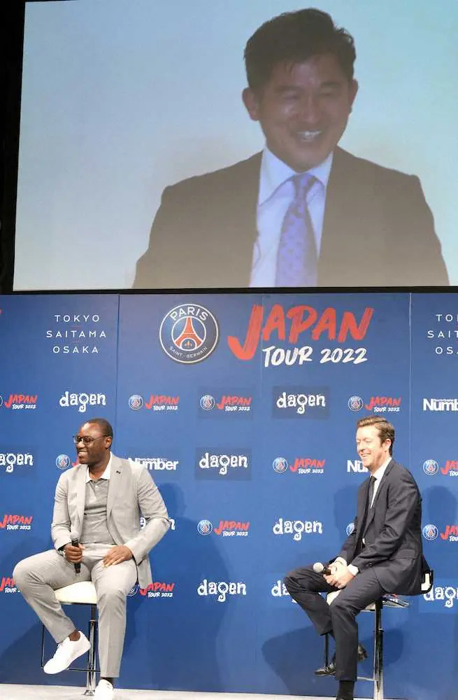 【画像・写真】三浦知良　エムボマと10数年ぶりの再会　日本語とイタリア語で会話