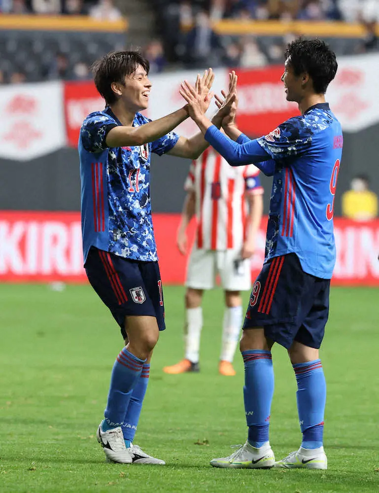 【画像・写真】田中も決めた！豪快ミドル「打てば入ると思った」　途中出場でも存在感示した