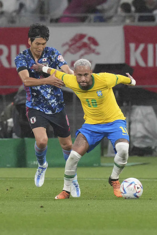 【画像・写真】森保ジャパン　ネイマールPK弾でブラジルに0ー1敗戦　高かった世界1位の壁　権田が神セーブ連発も