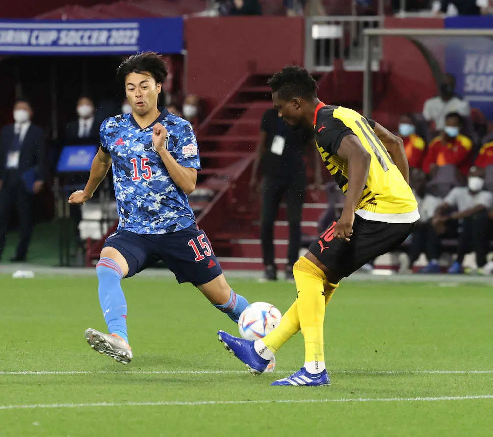 【画像・写真】＜日本・ガーナ＞先発で存在感を見せた三笘（撮影・小海途　良幹）