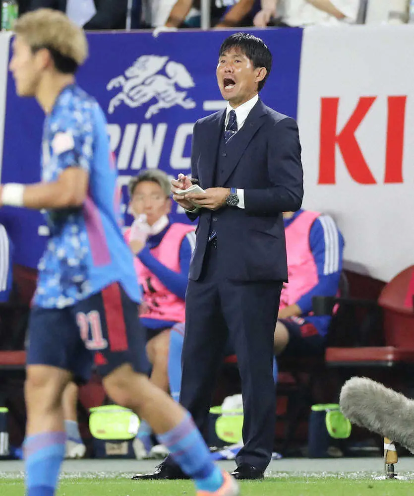 【画像・写真】森保監督　快勝に満足「高い意識持っていた」、終盤には3バックもテスト