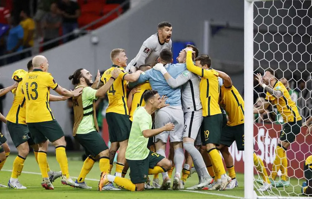 【画像・写真】豪州　5大会連続W杯!“ピンチGK”PK阻止　アジアから史上最多6チーム出場