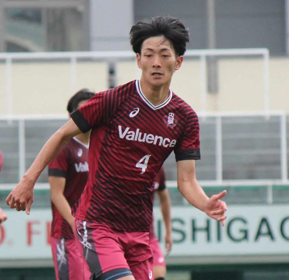 横浜FCに24年シーズンの加入内定が発表された早大3年MF小倉陽太