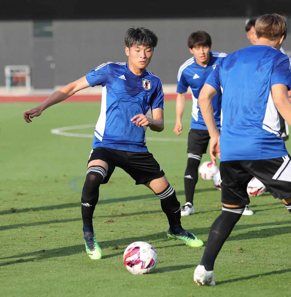 【画像・写真】日本代表初招集のFW町野が宣言「3ゴールが目標。ゴールがないと目立たないし、評価もされない」