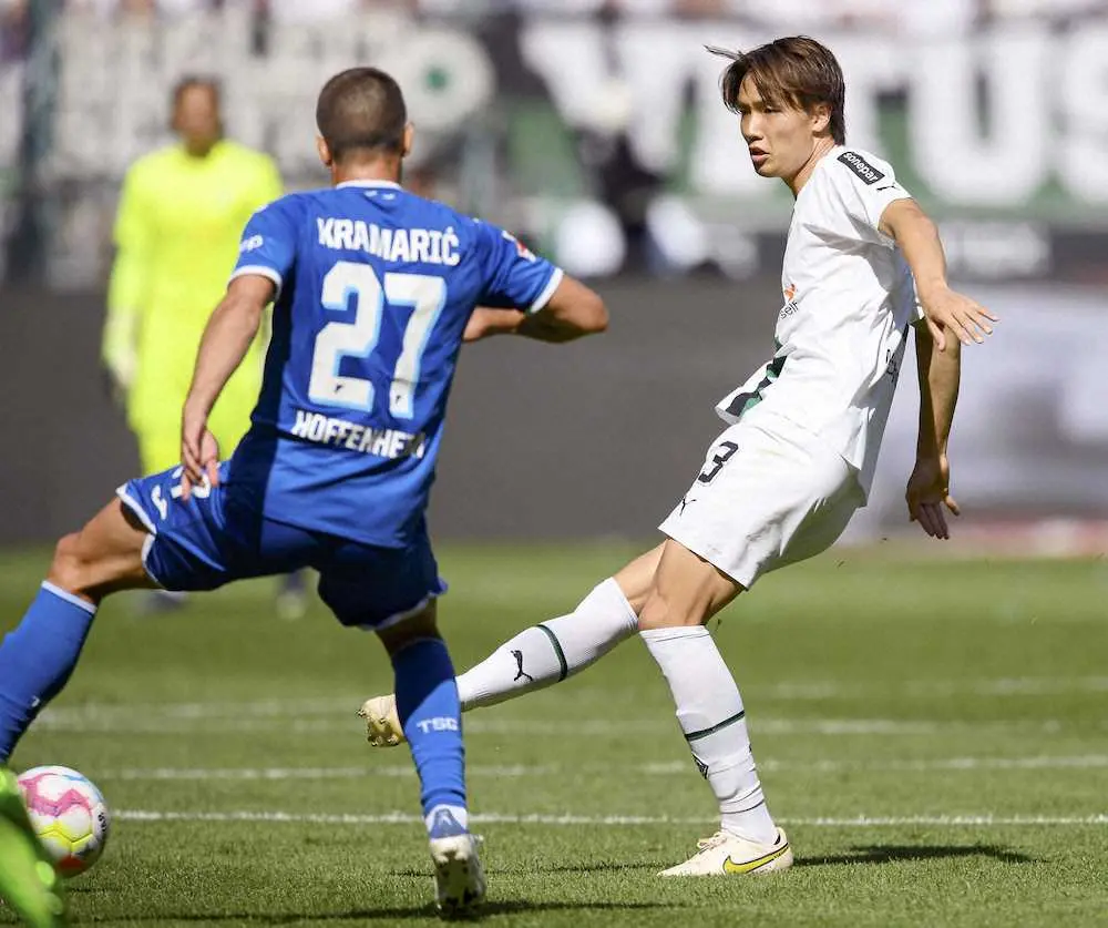 【画像・写真】ボルシアMG板倉、開幕戦いきなりアシスト「中の選手に託すイメージ」で同点弾演出