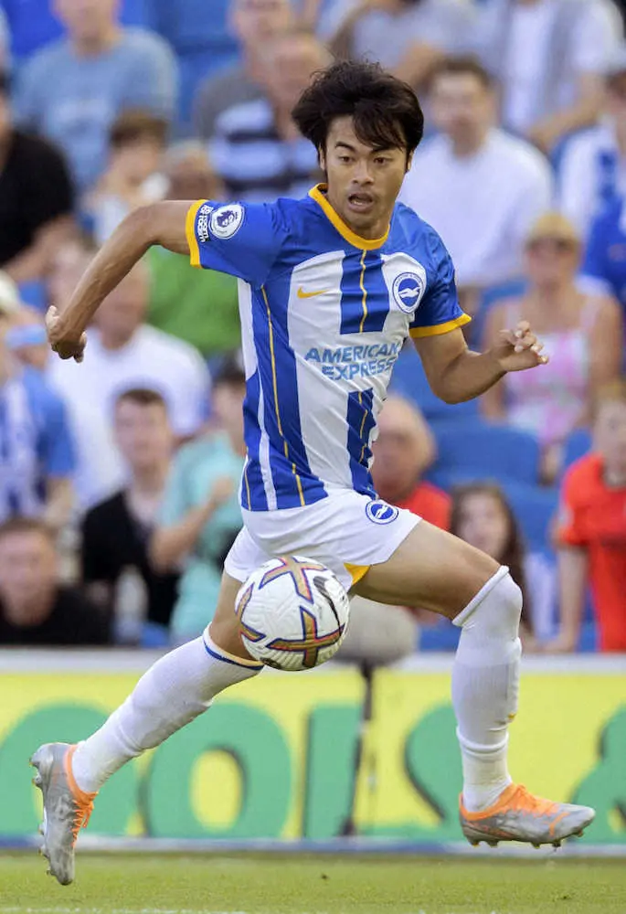 【画像・写真】ブライトン三笘がデビュー戦でインパクト　指揮官が「DFには悪夢。私なら対峙したくない」と絶賛