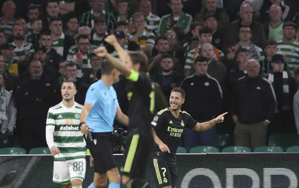 【画像・写真】レアル　3発快勝、ベンゼマ負傷も交代出場アザール躍動　指揮官称賛