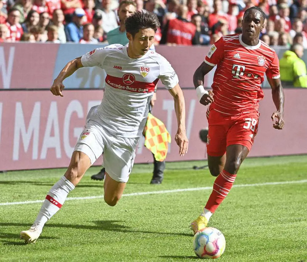 【画像・写真】シュツットガルト伊藤　守備で奮闘、王者Bミュンヘン相手に価値あるドロー