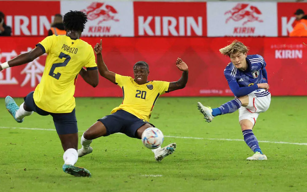 【画像・写真】森保ジャパン　エクアドルとスコアレスドロー　GKシュミットが好守連発でチーム救った