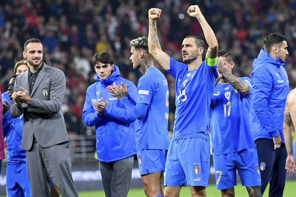 【画像・写真】W杯予選敗退のイタリア弾みの2大会連続4強　マンチーニ監督「いいリスタートができた」