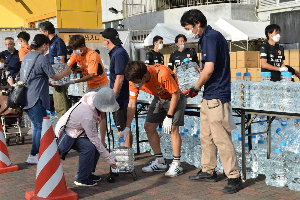 【画像・写真】清水　10月1日磐田戦の中止を発表　台風15号の豪雨災害の影響で「安全確保や試合進行が困難」