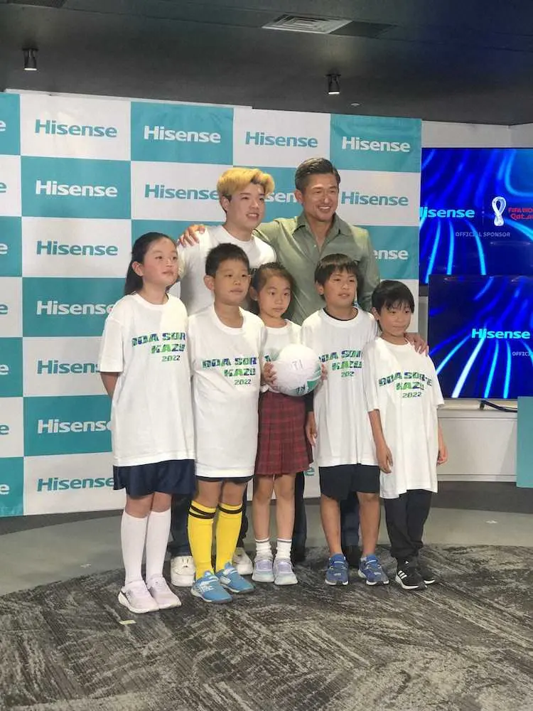 【画像・写真】鈴鹿・カズ　11年ぶり国立に「あのピッチはサッカー選手にとって特別。感謝したい」