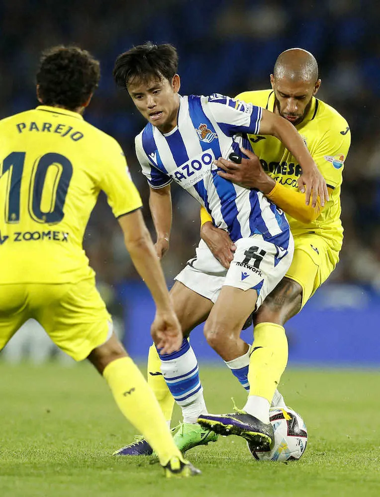 【画像・写真】「働き者」久保建英、古巣討ちでソシエダ5連勝貢献　2トップ一角で5ファウル誘発