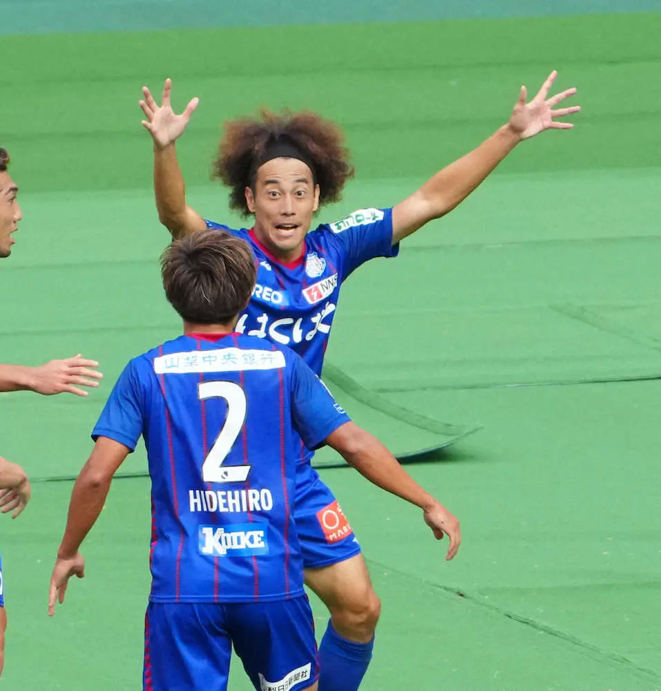 【画像・写真】J2甲府歴史的Vにスポンサー「はくばく」公式サイト“パンク”県民も歓喜「信玄も果たせなかった日本一」