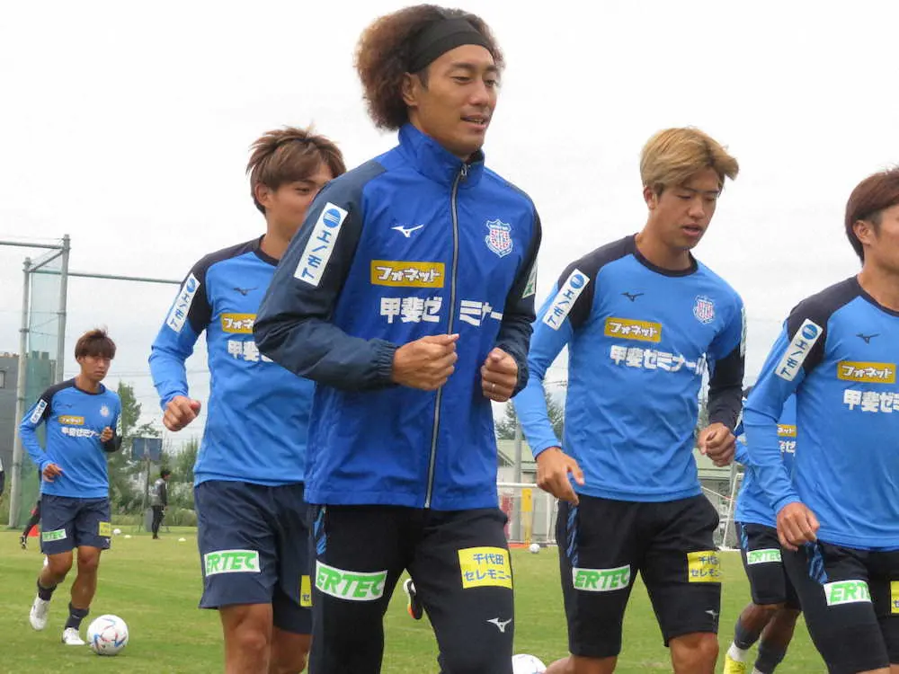 【画像・写真】甲府FW三平が明かす先制点の裏側「準備できていない段階だった」