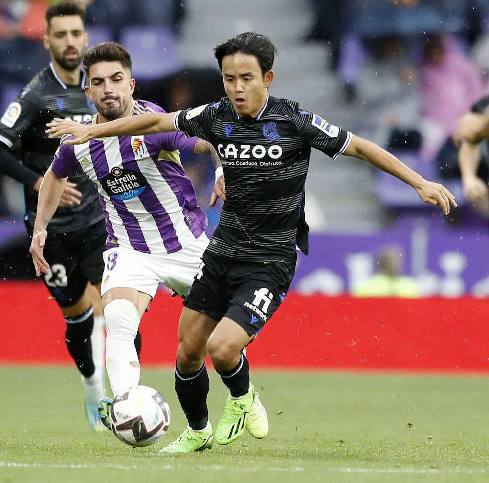 【画像・写真】久保建英、幻のミドル弾　ゴール直前に味方反則で取り消し「審判の判断なので仕方ない」