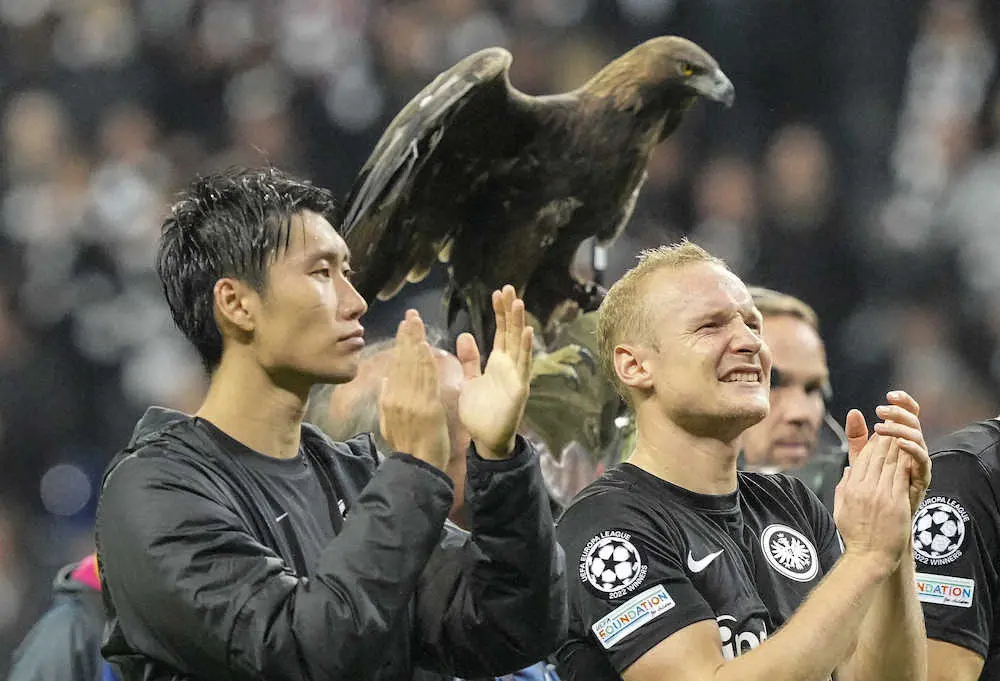 【画像・写真】Eフランクフルト鎌田がCL2戦連続弾　今季公式戦10得点として16強入りに望み