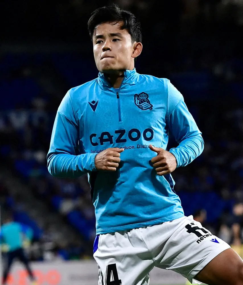 【画像・写真】日本代表W杯へ暗雲　久保建英が左肩脱臼で欠場　欧州Lオモニア戦で負傷