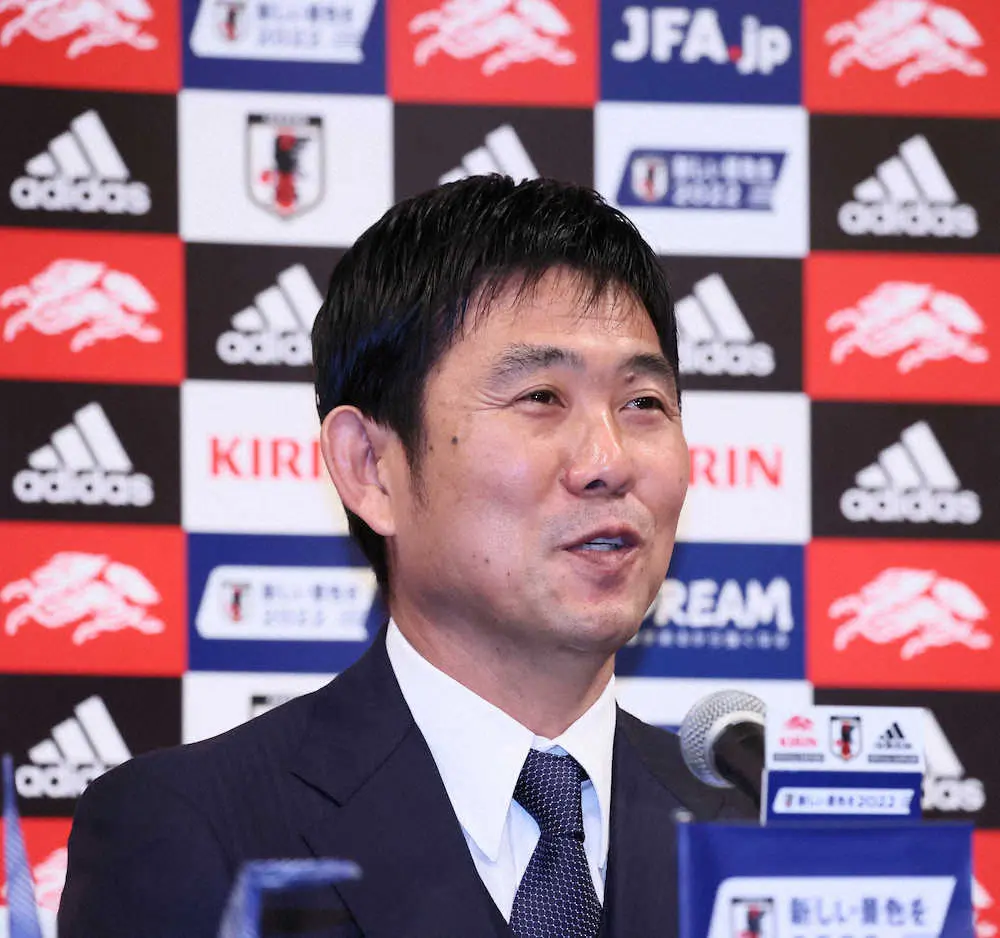 【画像・写真】森保監督　ベスト8以上「簡単ではないが、必ず達成できると思っている」