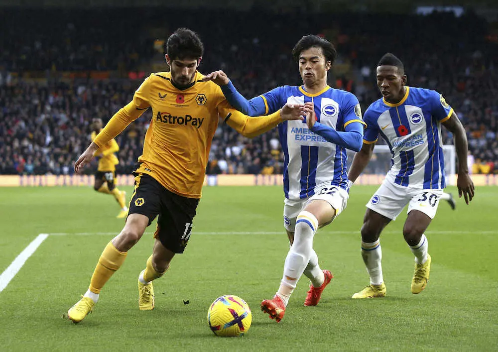 【画像・写真】日本代表MF三笘が前節ベストイレブンに選出　プレミア1号&全3ゴールに絡む活躍を絶賛