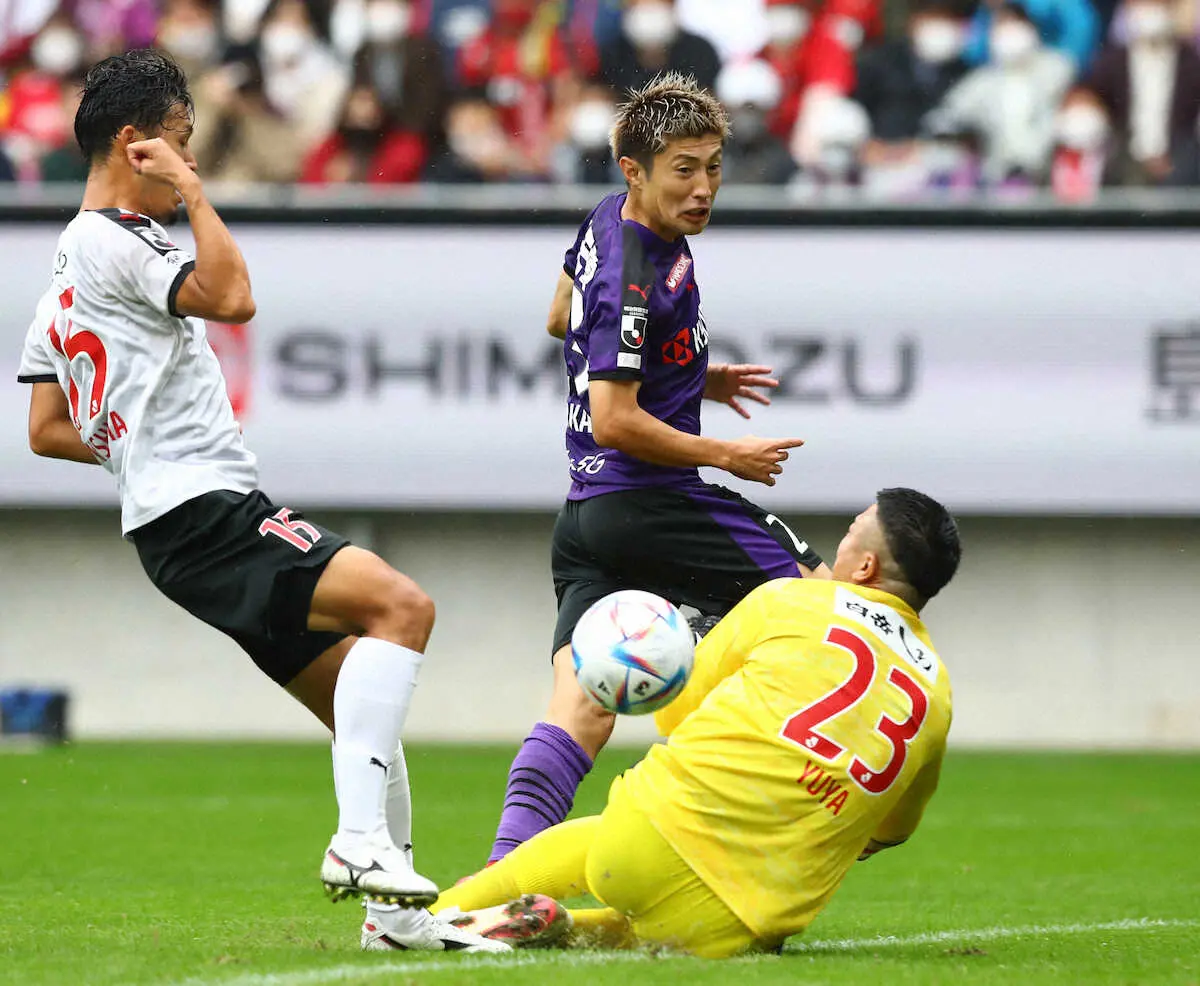 【画像・写真】京都がドローでJ1残留　熊本出身のFW豊川が大きな1発　