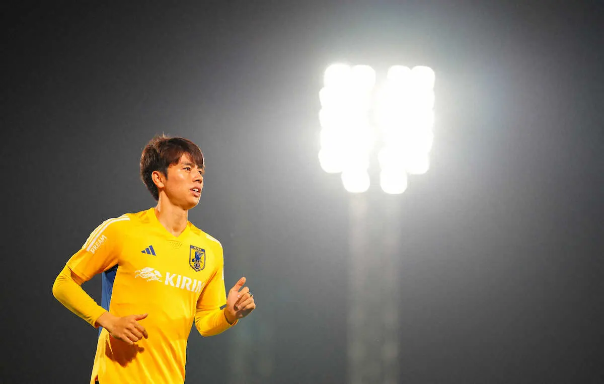 【画像・写真】右膝負傷の田中碧「調子いい」復帰に意欲　まずは17日のカナダ戦で「違いをつくる」