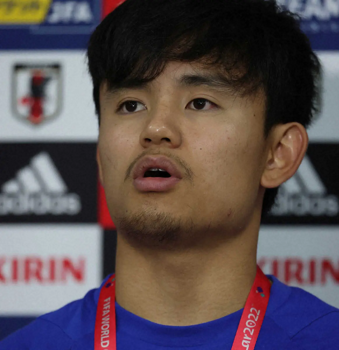 【画像・写真】久保「別に痛くてもやれればいい」　先月に左肩脱臼も不安一蹴　W杯日本最年少弾へ意欲