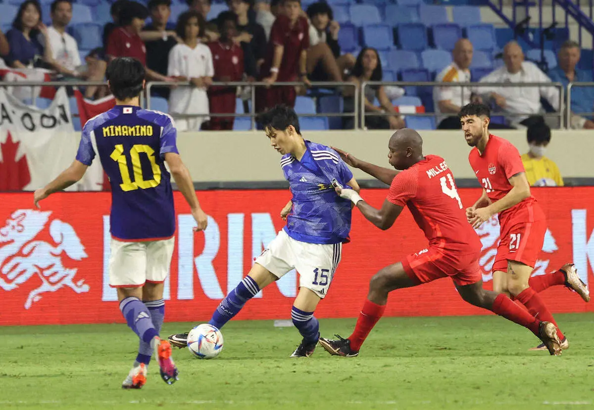 日本代表 鎌田 ボランチの新オプション 初ポジションでも堂々 問題なくできた スポニチ Sponichi Annex サッカー