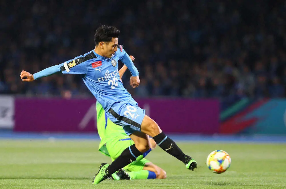 【画像・写真】川崎F　FW知念慶の鹿島完全移籍を発表「チームを離れるのは本当に寂しいですが…成長したいと考え決断」