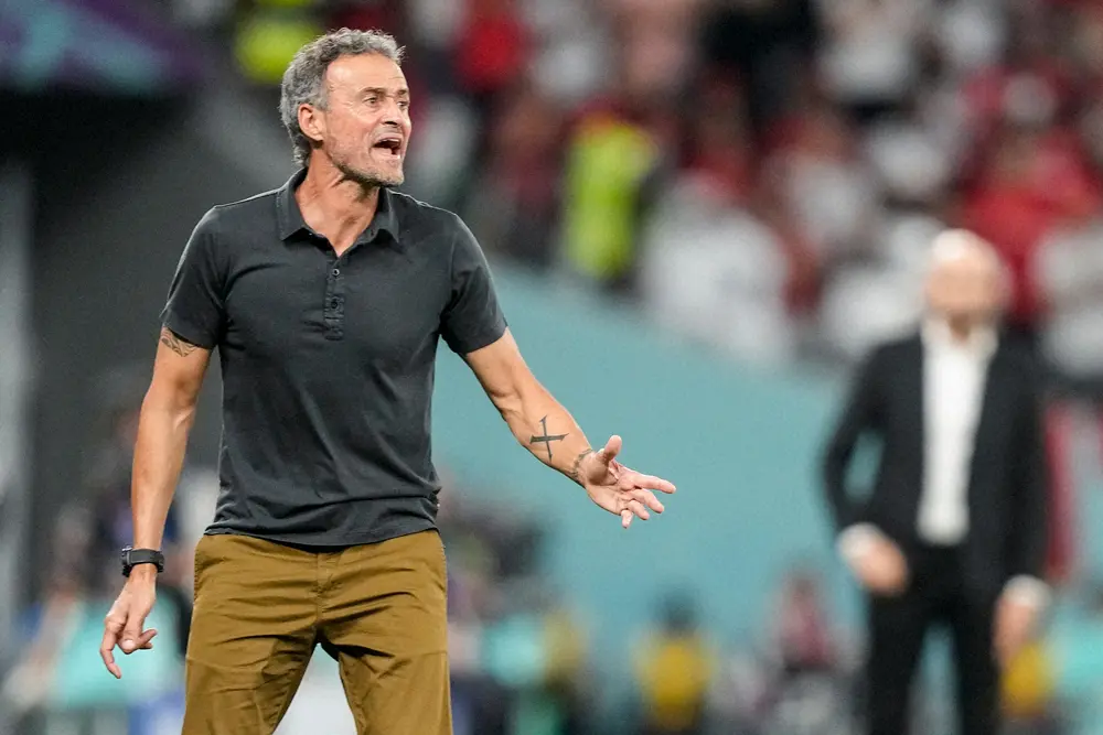 【画像・写真】スペイン代表のエンリケ監督の退任を発表　W杯ではPK戦でモロッコに敗れ16強に終わる