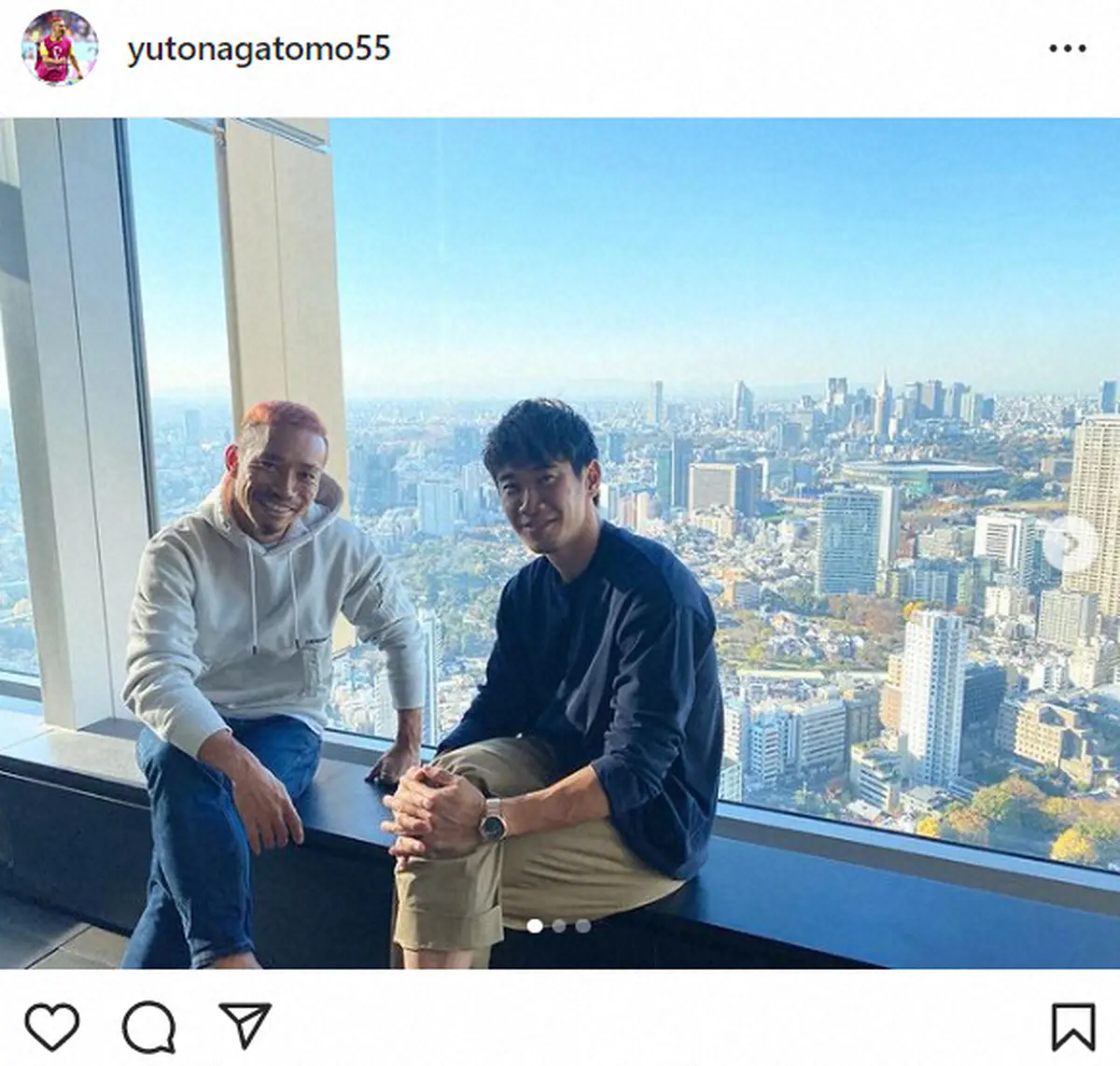 【画像・写真】長友佑都「最高の友との時間」香川真司と再会で熱い抱擁　「お疲れ、佑都！」W杯の激闘ねぎらう言葉も