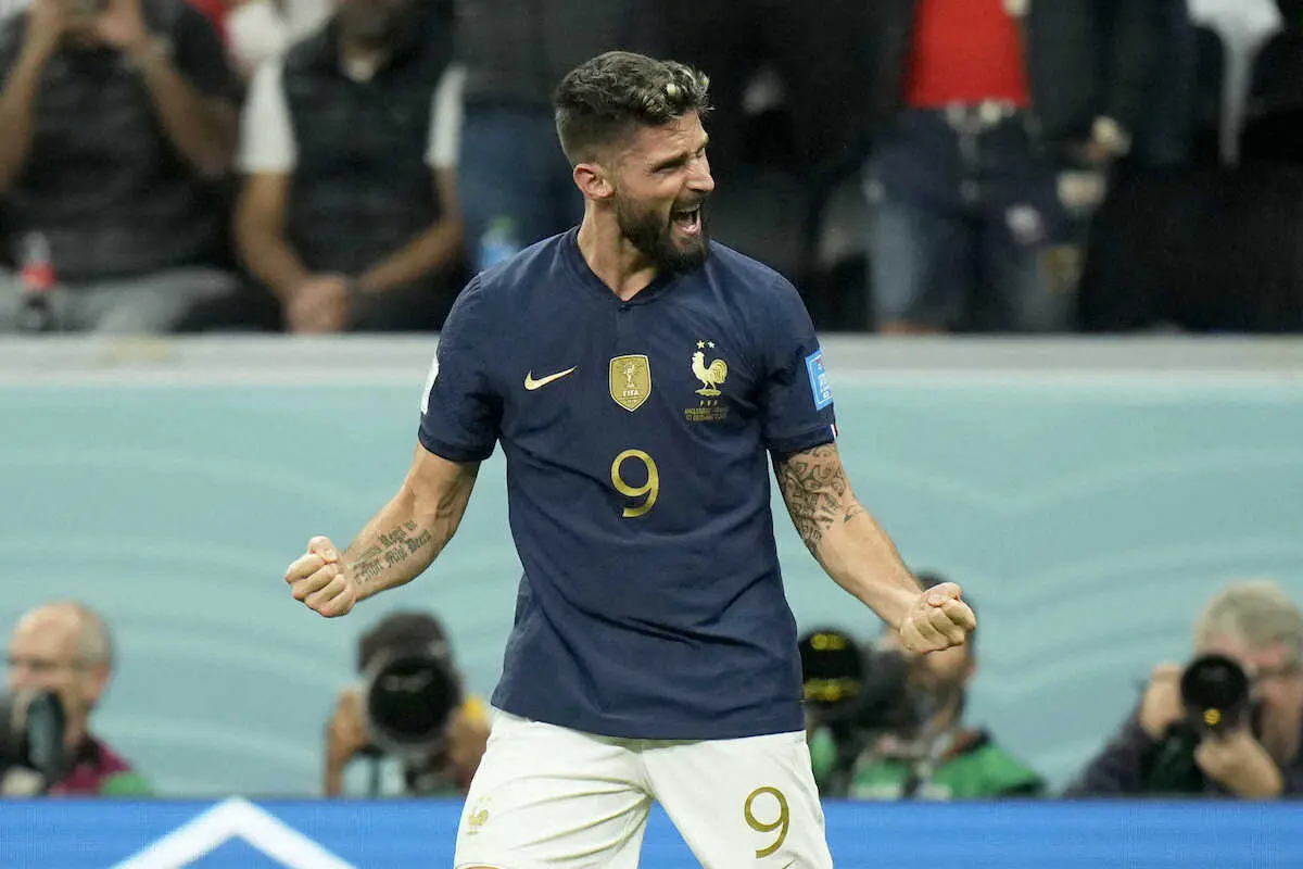 【画像・写真】フランス、連覇へあと「2」　40年ぶり“英仏対決”制した　エムバペ不発も36歳ジル―がV弾
