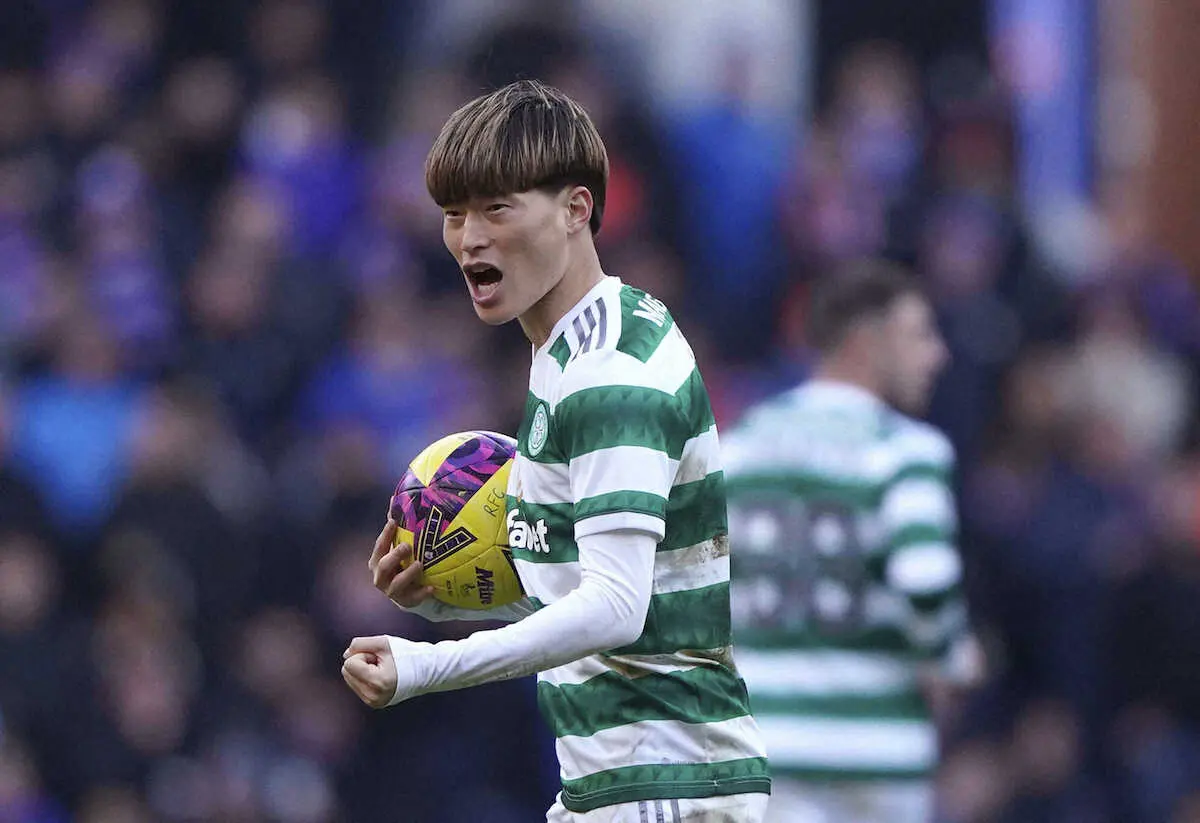 【画像・写真】セルティックの前田と古橋がそろって新年初ゴール　宿敵レンジャーズ戦で2戦連続のアベック弾