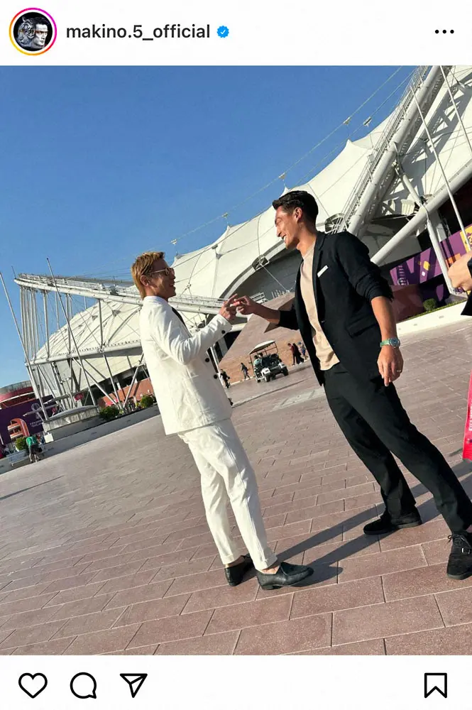 【画像・写真】槙野智章公式インスタグラム（makino.5_official）より