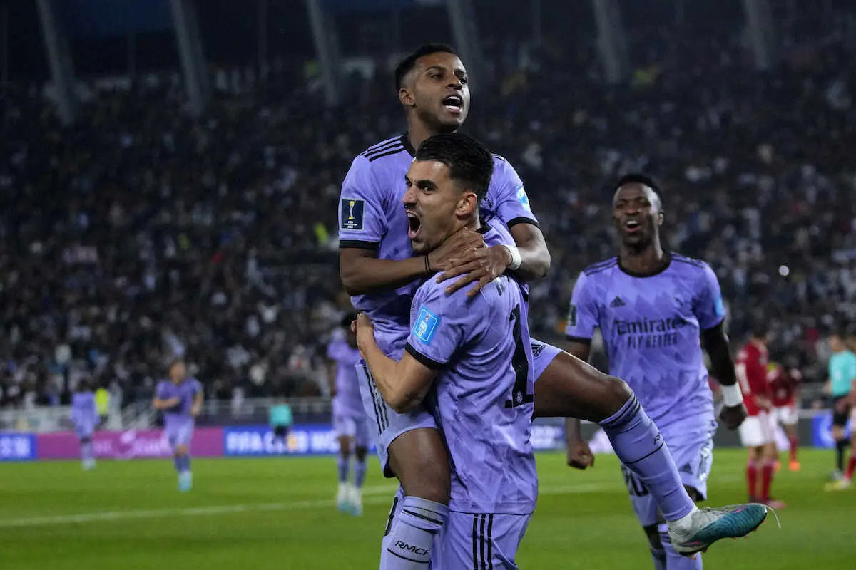 【画像・写真】レアル　主力不在も4発快勝で5度目V王手　決勝はアルヒラルと