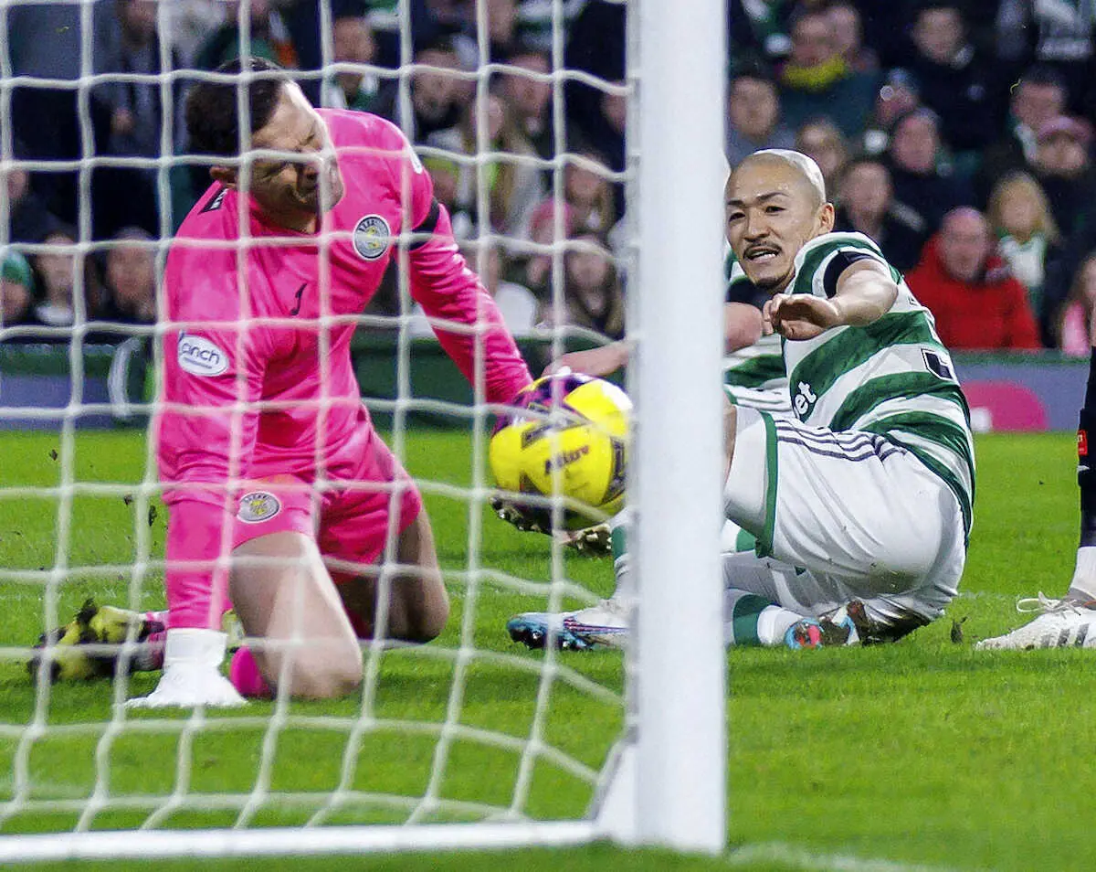 【画像・写真】セルティック・大然＆旗手弾　5点快勝も古橋が左肩痛めて負傷交代