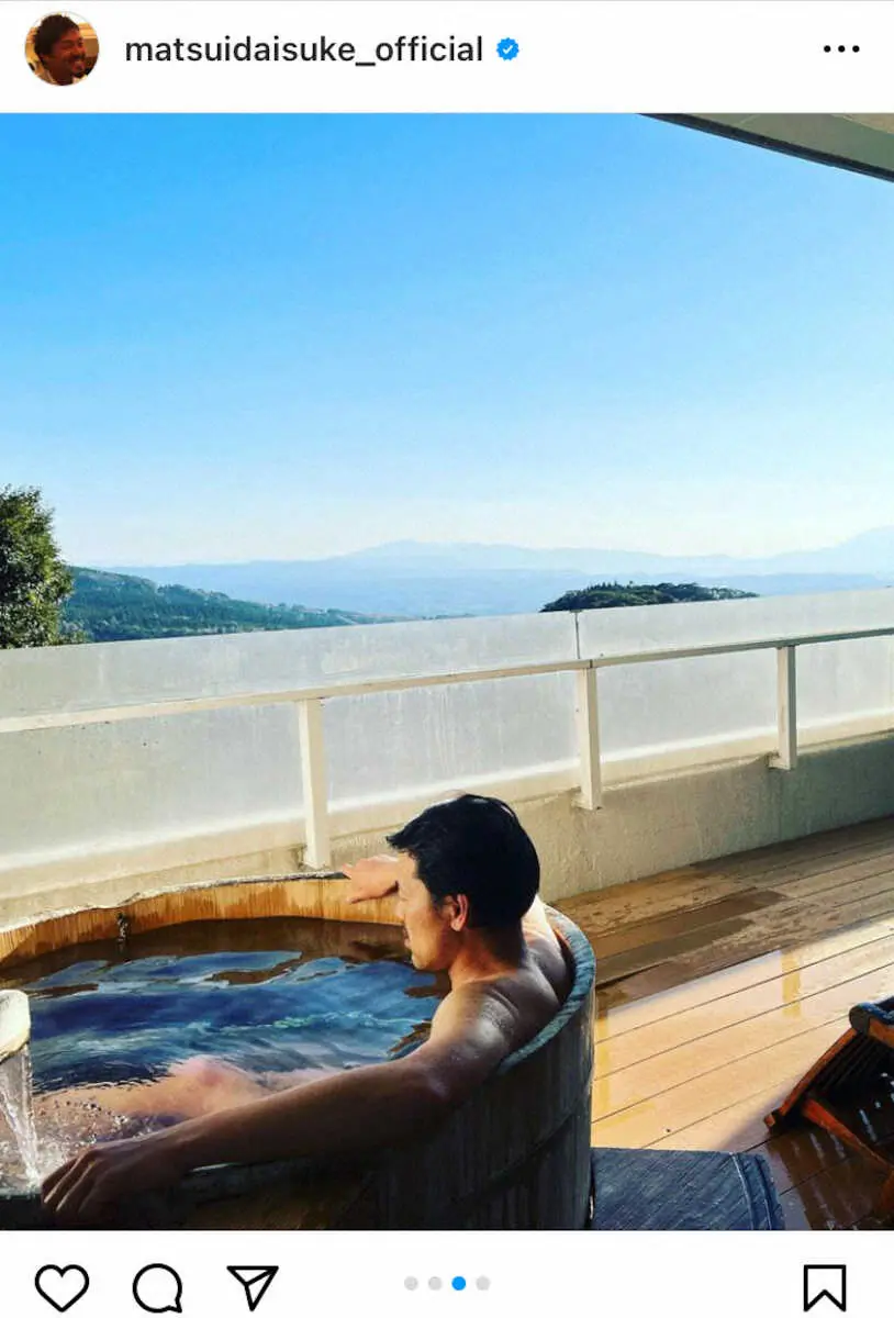 【画像・写真】加藤ローサもビックリ!?　松井大輔、祝！Jリーグ開幕で“一肌脱いだ”ケツ意が話題に