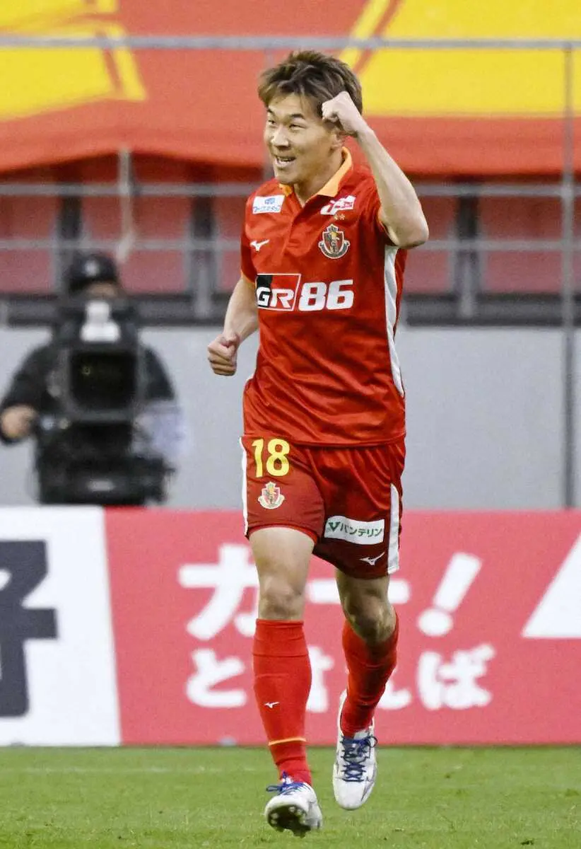 【画像・写真】名古屋、鮮やか崩しから永井決勝弾で開幕2連勝＆J1通算450勝　京都は17年ぶり開幕2連敗