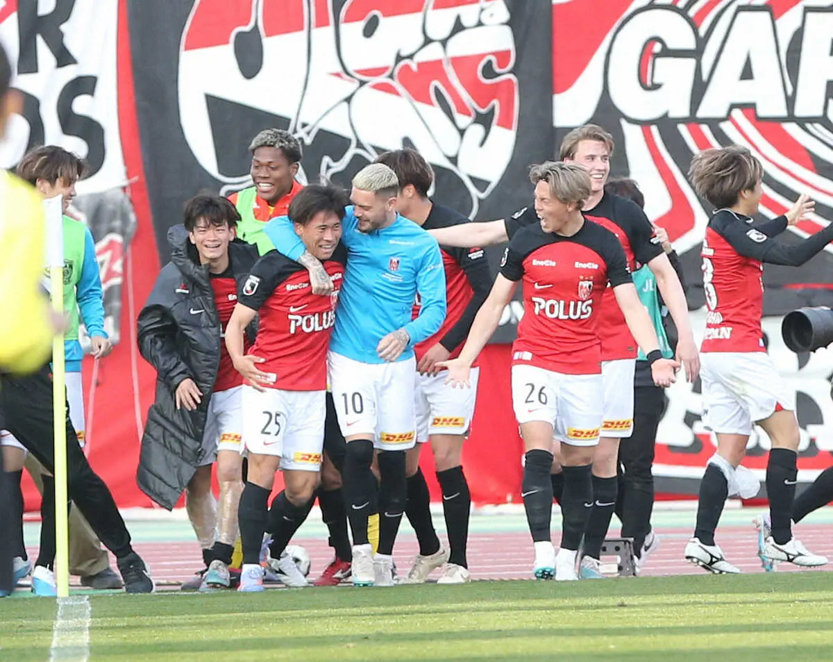 【画像・写真】浦和が今季初勝利　先制許すも後半に逆転　安居が決勝弾