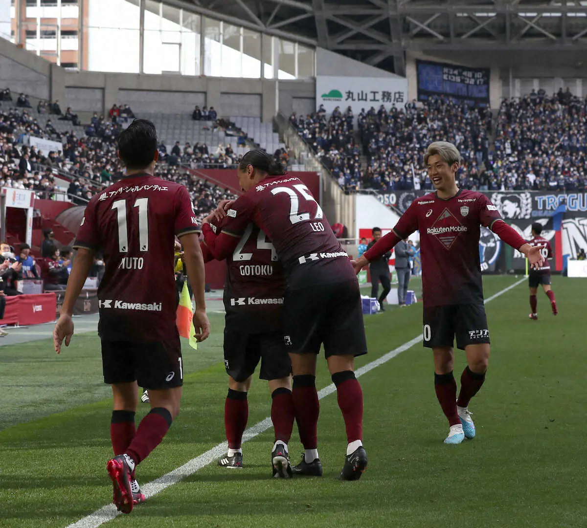 【画像・写真】神戸　J1唯一の開幕3連勝　大迫だ高徳だ武藤だ　元日本代表トリオで4ゴール　G大阪を圧倒