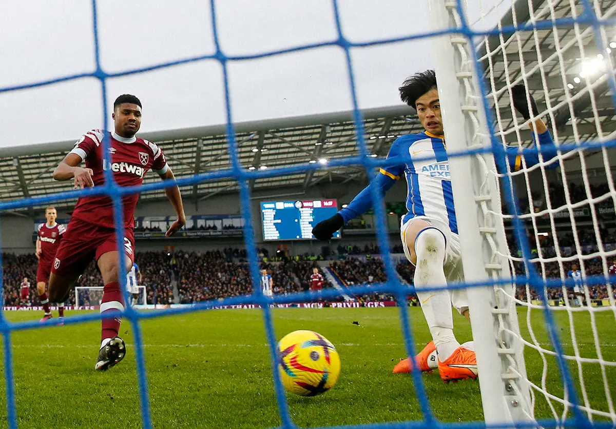 【画像・写真】ブライトン・三笘　プレミアL日本人最多タイ今季リーグ戦6点目「余裕はありました」