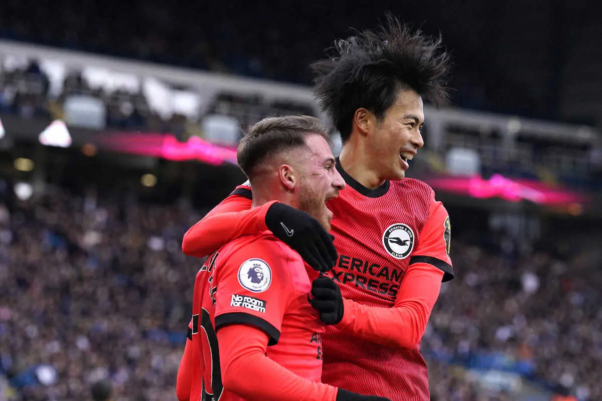 【画像・写真】ブライトン三笘がアシストとオウンゴール誘発「精度が高いビルドアップに助けられている」