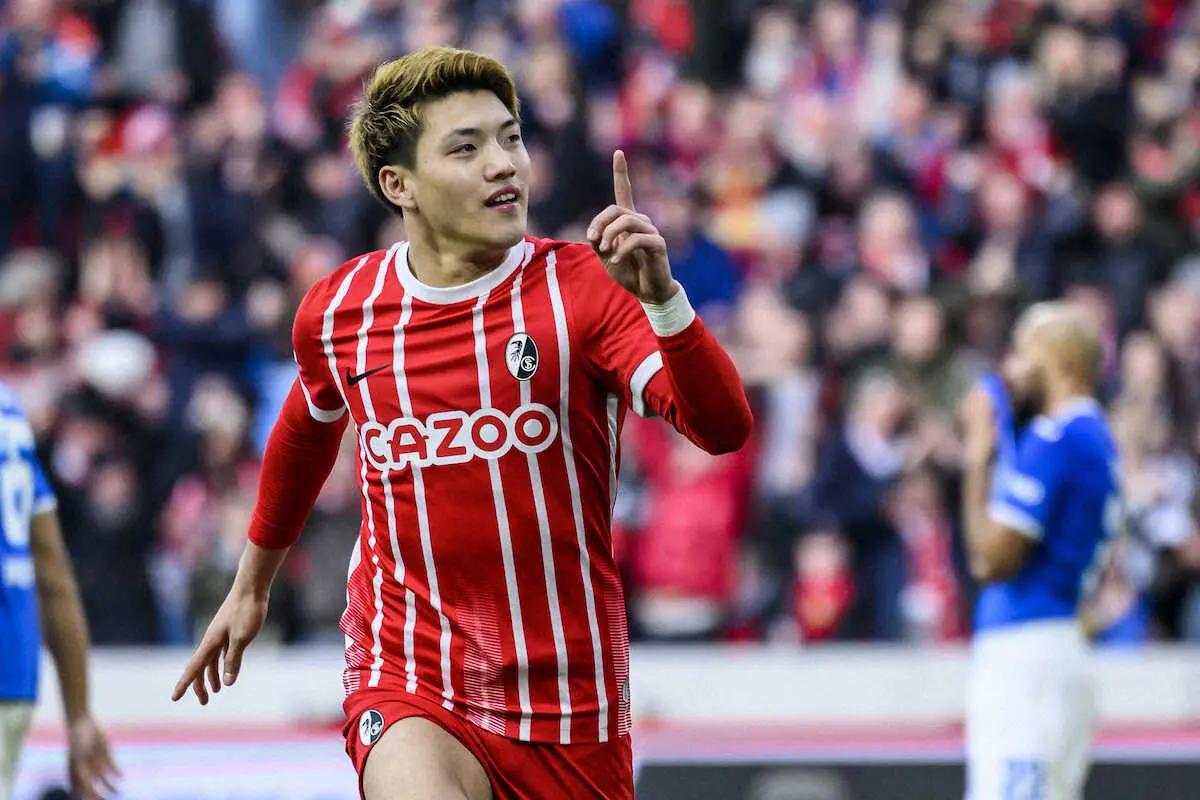 【画像・写真】フライブルク・堂安　“ペッパーミルV弾”　昨年9月依頼今季リーグ3点目