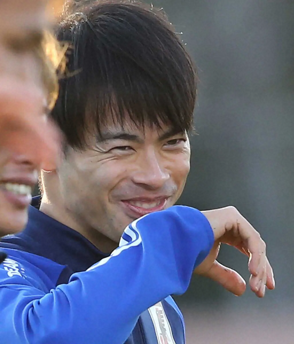 【画像・写真】笑顔の三笘（撮影・西海健太郎）