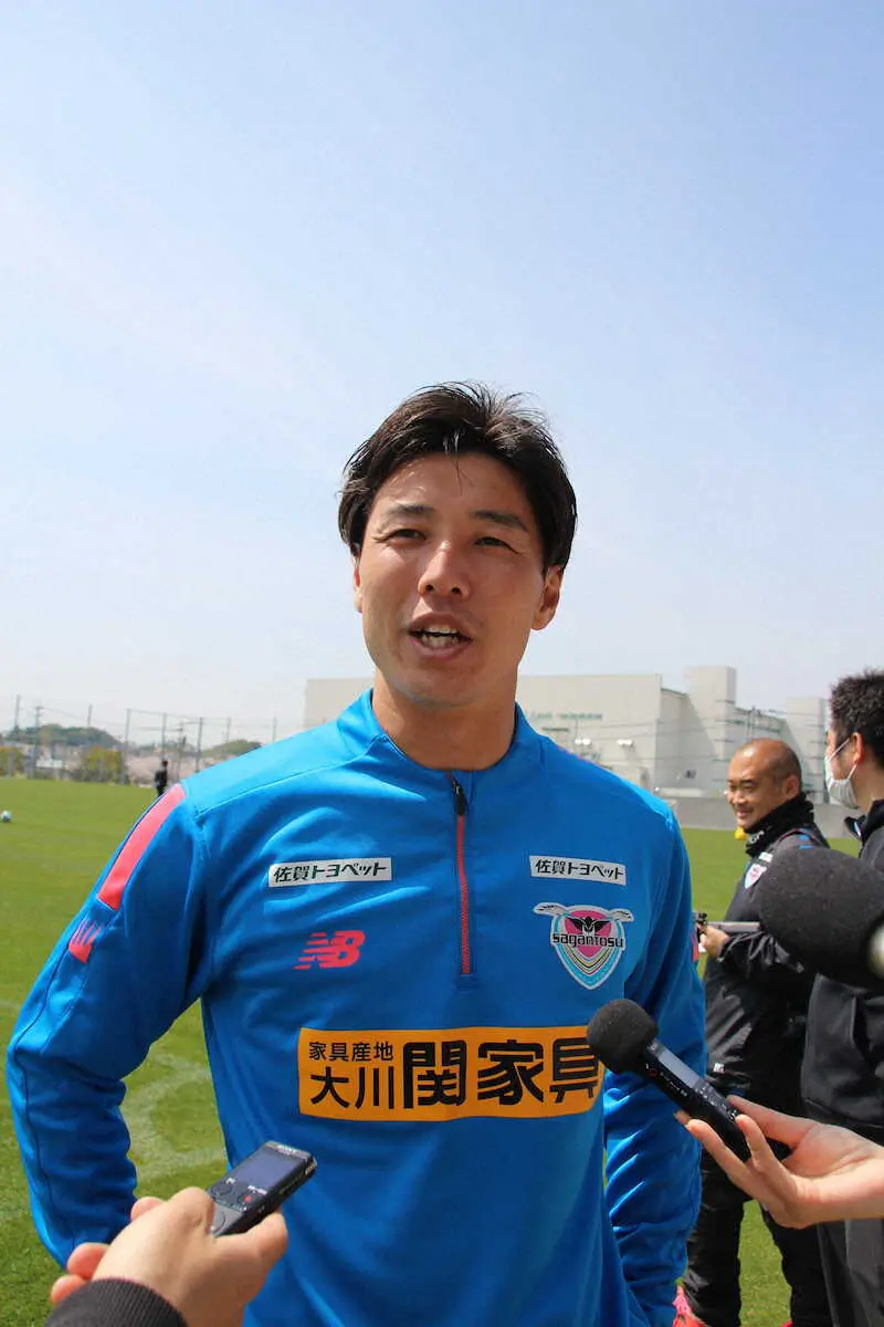 【画像・写真】鳥栖　新加入FW河田「ゴール近くにいて点を取るタイプの自分には合う」。目標は高く2ケタ得点