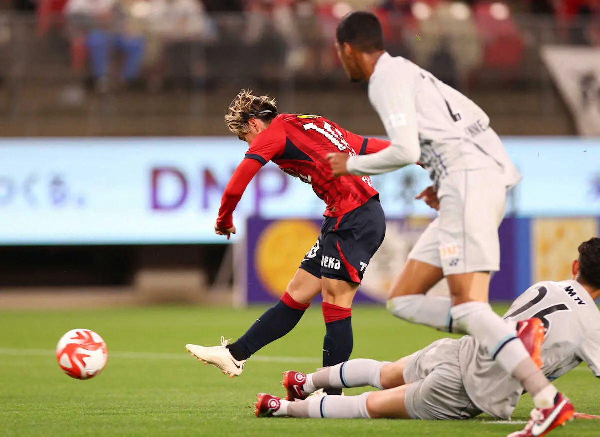 【画像・写真】鹿島　8か月ぶりホーム白星！荒木　五輪代表入りアピールする決勝弾「もっと結果を出したい」