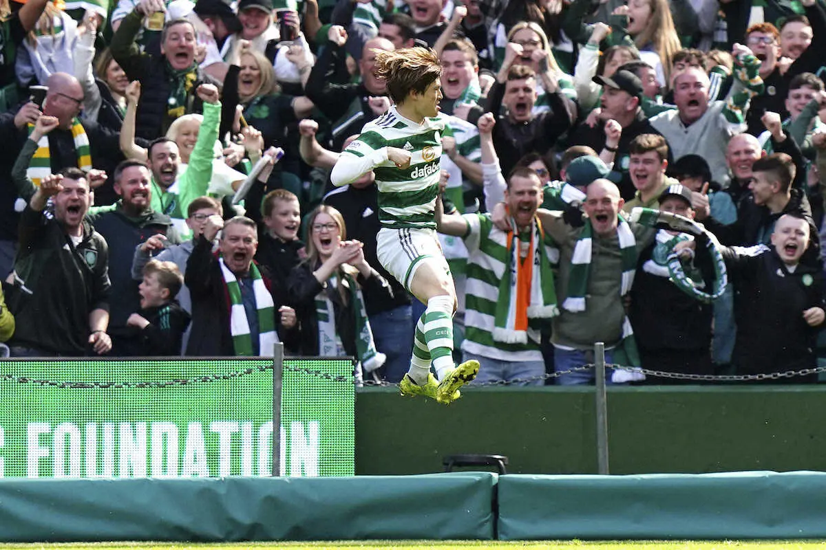 【画像・写真】古橋がリーグ杯決勝に続く2得点でレンジャーズ撃破に貢献。30日にはスコットランド杯準決勝でも対戦