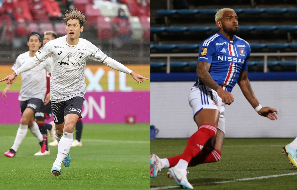 【画像・写真】神戸・大迫（左）と横浜・ロペス