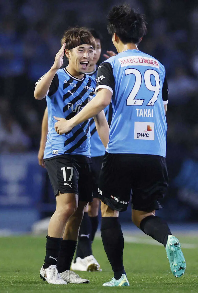 【画像・写真】川崎F　今季最多6得点で待望のホーム初勝利＆今大会初勝利！2発遠野「この試合に魂を込めて挑んだ」